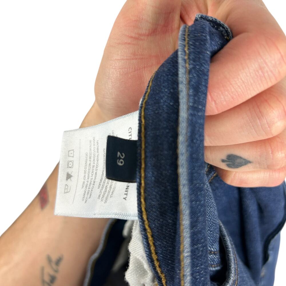 Anthropologie Citizens of Humanity Lilah Dark Wash Flare High Waisted Jeans 29 - Picture 8 of 10